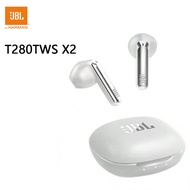 ต้นฉบับ JBL T280TWS X2 หูฟังไร้สาย True โหมดเกม/บลูทูธ 5.3/12 มม./IPX4 3.4g หูฟังสำหรับเล่นกีฬาแบบกึ