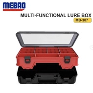 MB-307 MEBAO MULTIFUNCTION TACKLE BOX DOUBLE LAYER FISHING TACKLE BOX
