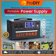 Power Supply Portable Power Station Power Bank 220V Plug USB Outdoor Camping Emergency Backup Power 