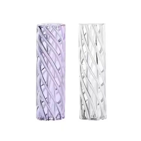 Retail 3Pcs Reusable Glass Cigarette Holder Filter Tip With 7 Holes for Rolling Paper Smoking Access