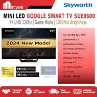 [FREE SHIPPING] [ 2024 NEW MODEL SKYWORTH SUE9600 ( MINILED New 2024), SUE8000 ( QLED ) &amp; SUE7600 ( 4K UHD LED ) 4K 10 UHD &amp; HDR G00gle Smart TV | G00gle Assistance |  N3tflix  | Y0uTube | with 2 Years SKYWORTH Malaysia Warranty