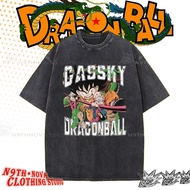 N9THNOVA Dragon Ball] Classic Retro Anime Washed Pure Cotton T-Shirt, Unisex