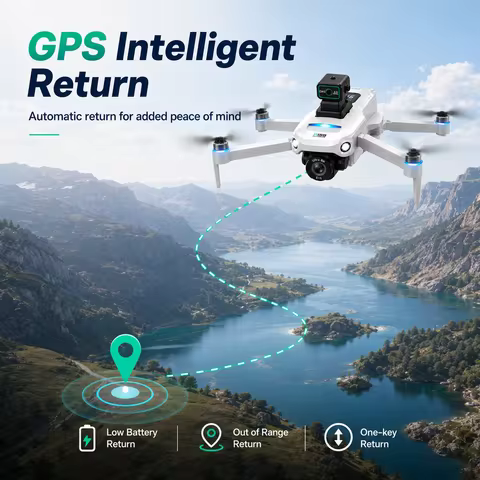 ZNLYRION S159 Brushless GPS Drone with 8K Camera 5G FPV Optical Flow Hover and 20Mins Flight Time