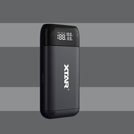XTAR 21700 Battery Charger 18650 PB2S QC3.0 USB Fast Charge 20700 18700 Rechargeable Battery 18650 C