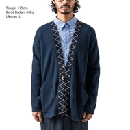 Bodypack Depiction Cardigan Jacket Outer Comfort Knitted Knitwear - Navy