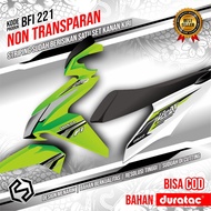 (NOT TRANSPARENT) HONDA STRIPING BEAT FI 2013 - 2017 ICON RACING VARIATION THAILAND GRAPHICS BFI 217