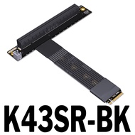 For NVME M.2 to PCIe 5.0 x16 Riser Cable M.2 Gen5 X16 Adapter for STX Motherboard Graphics Card Cabl