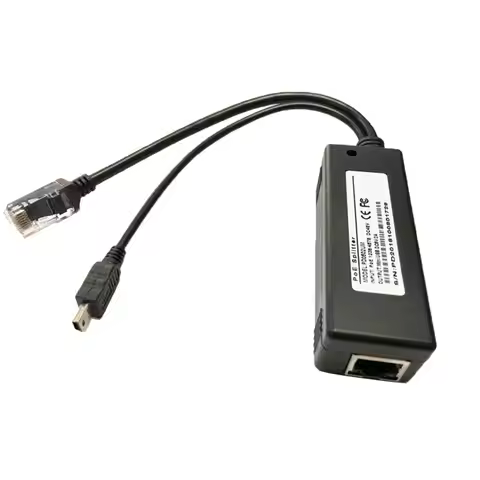 POE Power over Ethernet 48V to 5V Adapter Micro USB Ieee802.3af Splitter for Wireless Access Point a