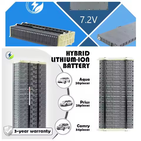 High Capacity 7.2v 6.5ah Prismatic Cell Auto Lithium Ion Battery for Lexus CT200h IS300H NX300H ES30