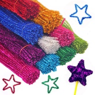 Creative New Style Flashing Glitter Top Twisting Stick Density Hair Root Twisting Stick DIY Children