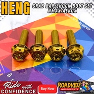 ♞,♘,♙HENG GRAB BAR/SHOCK BOLT SET NMAX/AEROX (4PCS)