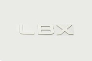 Grazio & Co. Lexus LBX Rear LBX Logo for AWD Cars, Matte White
