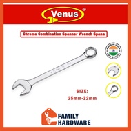 VENUS 25-32mm Combination Spanner Wrench 25-32 mm 25mm 26mm 27mm 28mm 29mm 30mm 32mm FAMILY HARDWARE