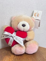 Hallmark 絕版 舊版 Forever Friends 熊熊  公仔🧸 心心❤️ 熊高15cm 寬13cm 超低價$99
