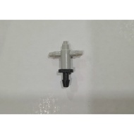 2 ways connector fertigasi dripper (3/5mm)