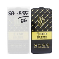 TEMPERED GLASS ANTI-STATIC SAM A356- A35 5G 2023 BLACK = A55 5G