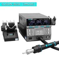 SUGON8650 1300W แถมหัว 4ตัวHot Air Rework Station 3โหมดดิจิตอลจอแสดงผลอัจฉริยะ BGA Rework Station สำ