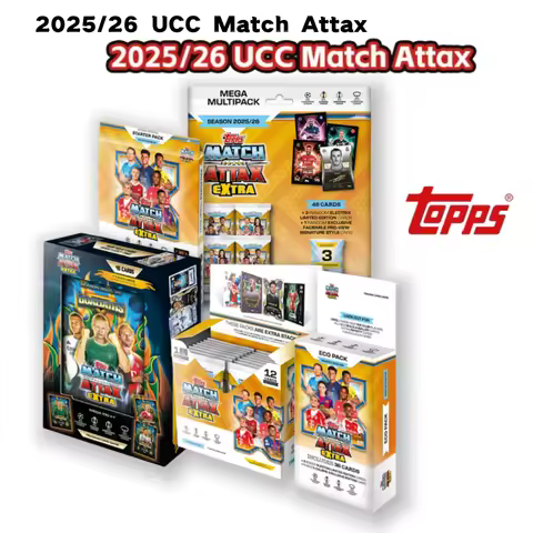 2025/26 Topps Official UCC Match Attax Trading Card Box UEFA Champions League Football Soccer Cards 