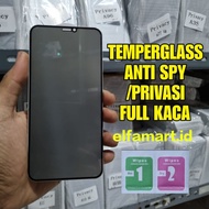 Tempered Glass ANTI SPY Glass OPPO A1k/C2 A3X A15 A16 A18 A31 A38 A37 A3s/F7/V9/y81/y83 A5 2020 A52 
