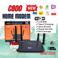 2024🔥READY STOCK C800 Pro Home Wifi Modem Wifi Upgrade Version 4G CPE Wifi Router Home & Sim Card Sl