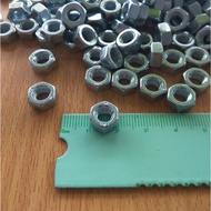 M6 Nut Key 10 White M6 Hex Nut