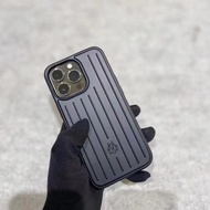 Suitable for Rimowa iphone14promax Phone Case Fashion Apple 13rimowa Metal Protective Case