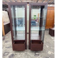 【土城二手家具】玻璃展示櫃 2座合售 不拆 (單座寬65、深40、高190)
