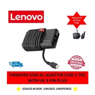 (BRAND NEW) Lenovo 65W AC Power Adapter (USB-C tip) Laptop Charger