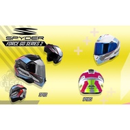 SPYDER FORCE SERIES MODULAR DUAL VISOR MOTORCYCLE HELMET