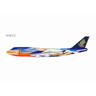 [Ready Stock] NG Singapore Airlines Seven-Color Bird Airplane Model B747-4009V-SPK/9V-SPL1/400 Ready