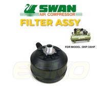 SWAN AIR COMPRESSOR 3HP TO 15 HP AIR COMPRESSOR FILTER ASSY SET SPARE PARTS