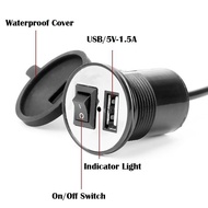 [🇲🇾] 12V USB Motorcycle Phone Charger Mobile Phone Charger Universal