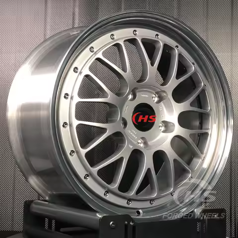 6061-T6 Aluminium Alloy Forged Car Wheels Rims Polished Lip 5X114.3 5X120 5x112 for BMW M3 M4 GT-R S
