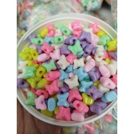50g Multicolored butterfly charms for bracelets