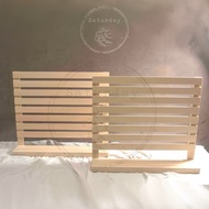 Pine Wood Slats No Hook Large Size Selected Beautiful Wooden Eyes