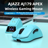 AJAZZ AJ179 Pro Wireless Gaming Mouse -  E-sports Right-hand Lightweight Color Screen Charging Base 