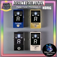 KORG Pitchblack X Pedal Tuner for Guitar/Bass - High Precision ±0.1 Cent, Ultra Buffer, True Bypass,