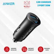 [MONET] Anker Car Charger, 30W 2-Port Type-C Adapter PIQ 3.0- A2741