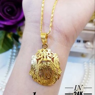 24k gold replyka necklace