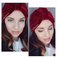 Bludru Turban. Adult Turban. Instant Hijab.