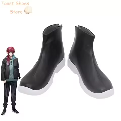 Lauren Iroas Cosplay Shoes Vtuber Cosplay Prop PU Leather Shoes Halloween Carnival Boots Costume Pro