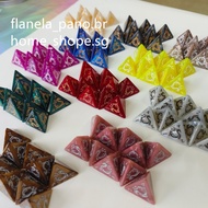 D4 Dice with Dragon Pattern for RPG / D&D / Tabletop Games