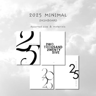 Minimal 2025 Planner Dashboard Journal Cover
