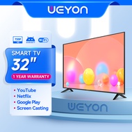 WEYON ทีวี 32 นิ้ว Smart TV HD แอลอีดี ในราคาคุ้มค่า ขนาด 32 นิ้ว Android 11