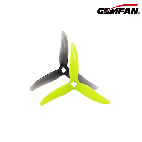 2Pairs 4pcs Gemfan Hurricane 3525 3.5X2.5X3 3-Blade PC Propeller M5&T-Mount for FPV Freestyle 3.5inc