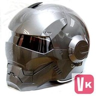 【VIKI-誠信經營】Masei摩托車鋼鐵俠頭盔裝備610全盔越野機車成人騎行個性複古安全
