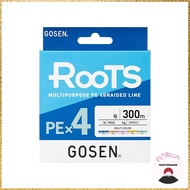 Gosen Roots PE×4 Multicolor 300m 0.4号