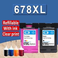 For HP 678 HP 678XL HP 678XXL refillable Ink Cartridge for HP 1015  1515  1518  1018  4515  4645  46
