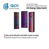 Deiog AK98 mechanical gaming keyboard – 98 keys Linear Switch Led RGB IPX7 waterproof