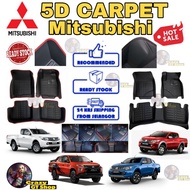Mitsubishi 4x4 5D Carpet Floor Mat Triton 2005-2022